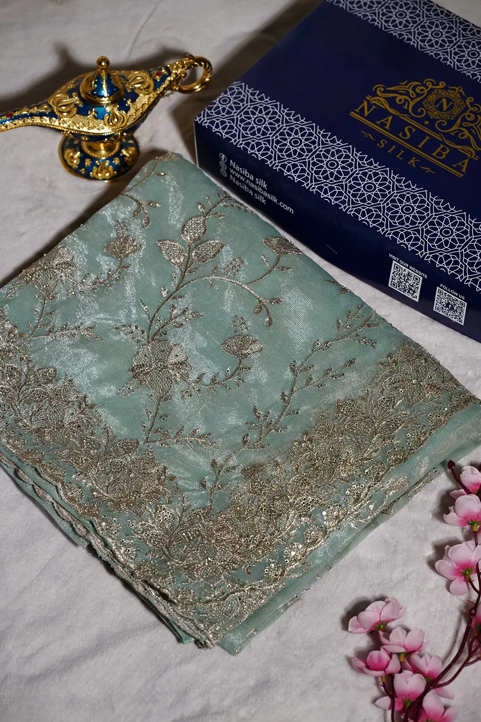 Light Pesta soft seemari Muslin Saree